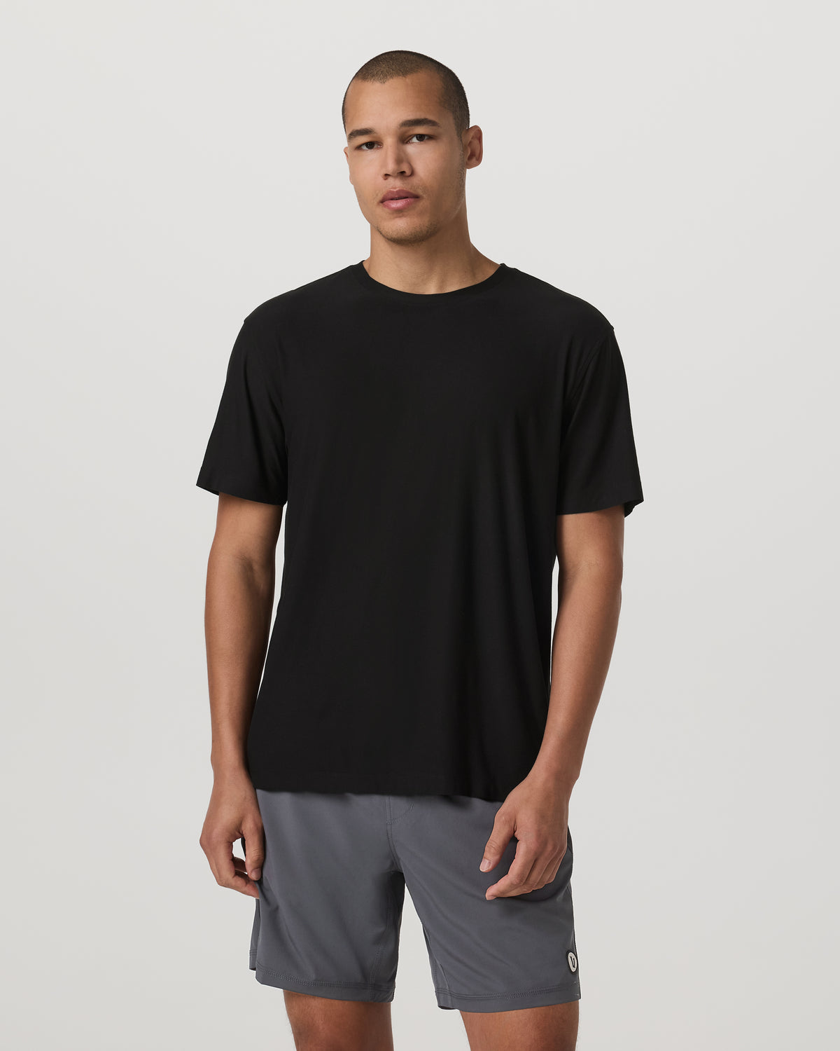 Short Sleeve Strato Tee - Relaxed Fit Men's Black Shirt
