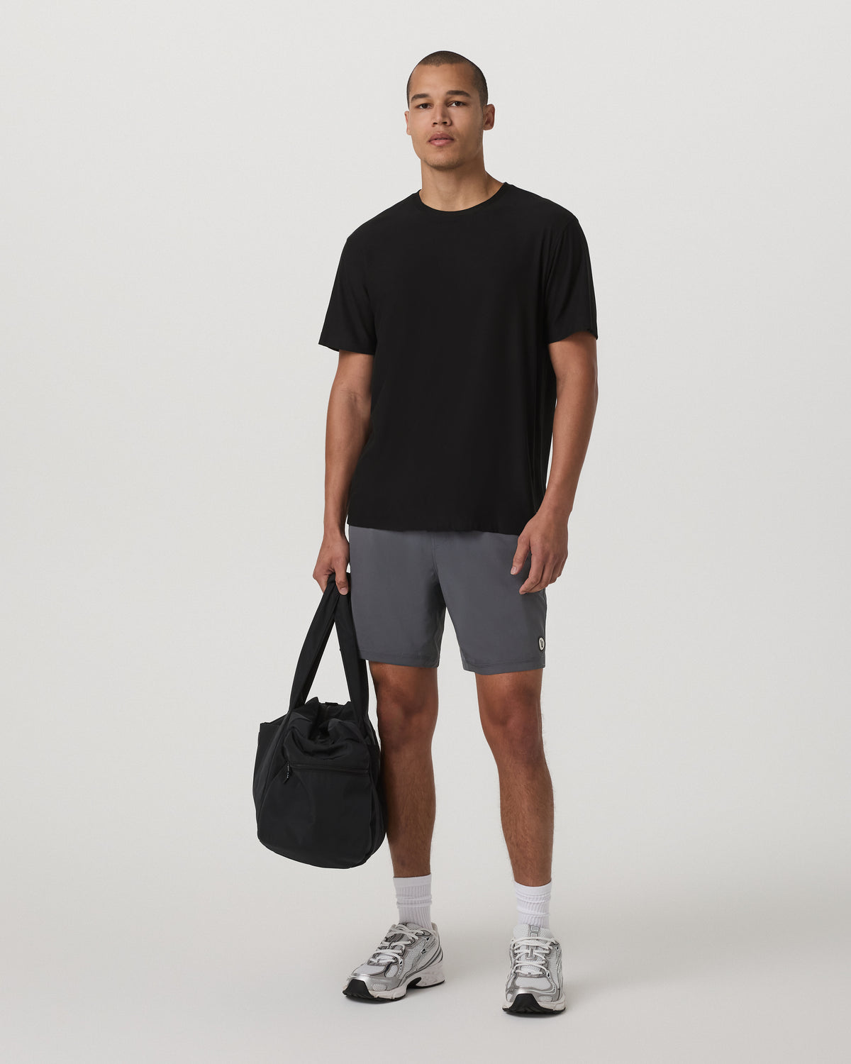 Short Sleeve Strato Tee - Relaxed Fit Men's Black Shirt - Image 4