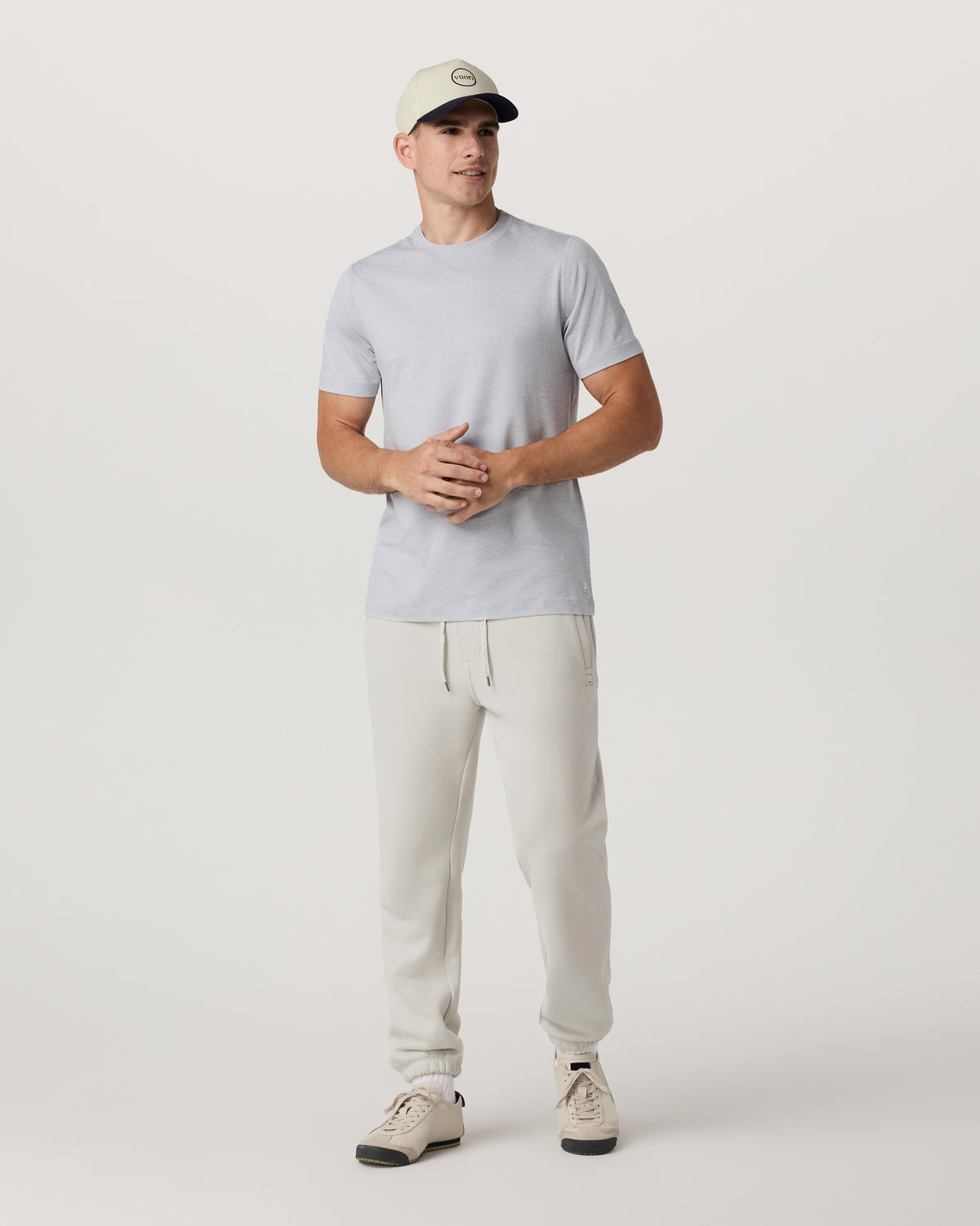 Short Sleeve Ponto Performance Tee Platinum Heather - Image 5
