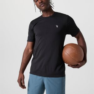 Short Sleeve Clearview Seamless Tee Black