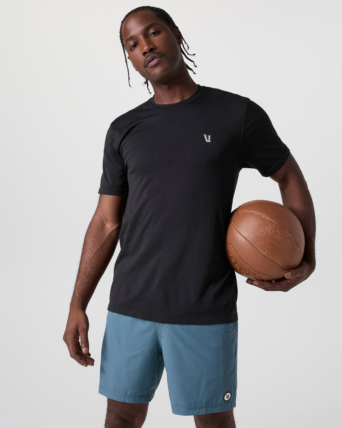 Short Sleeve Clearview Seamless Tee Black