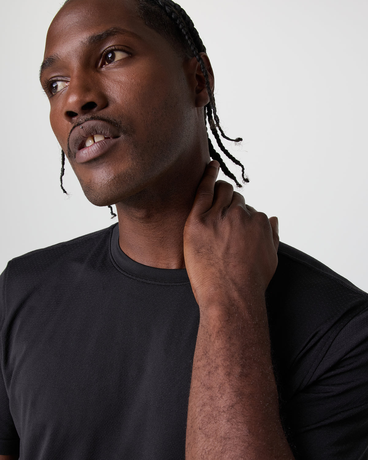 Short Sleeve Clearview Seamless Tee Black - Image 2