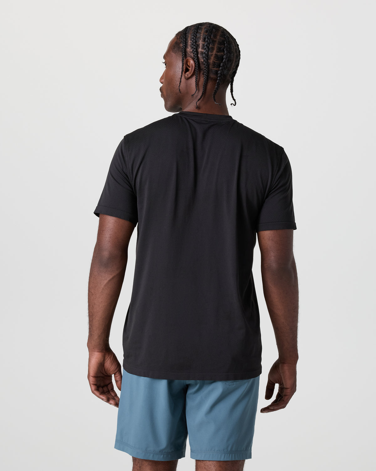 Short Sleeve Clearview Seamless Tee Black - Image 3