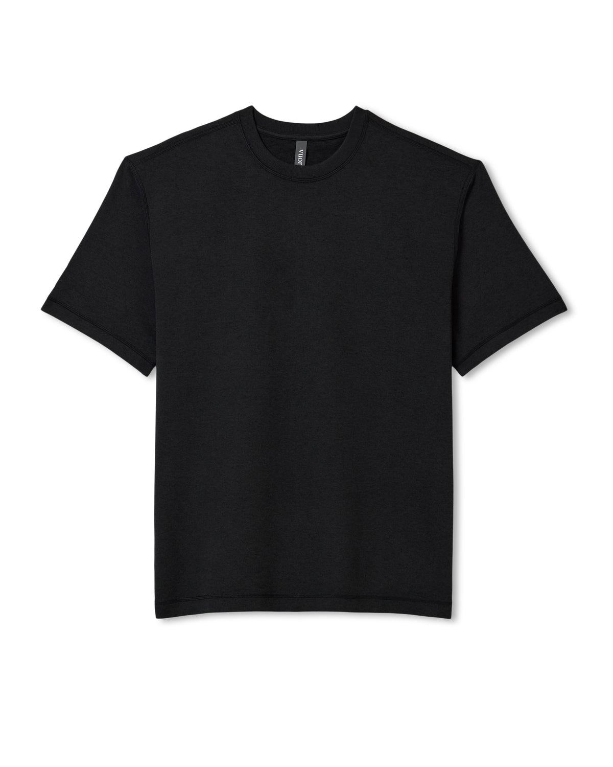 Men's Short Sleeve Ponto Tee - Relaxed Black Heather - Image 6
