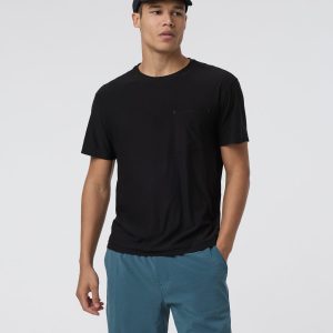 Short Sleeve Strato Pocket Tee - Relaxed Fit Black