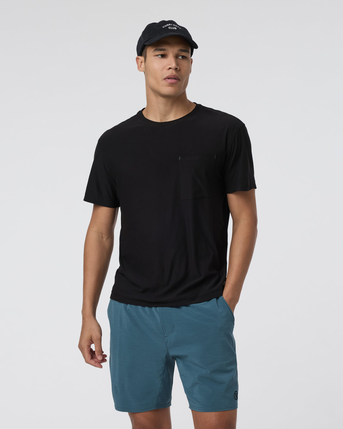 Short Sleeve Strato Pocket Tee - Relaxed Fit Black