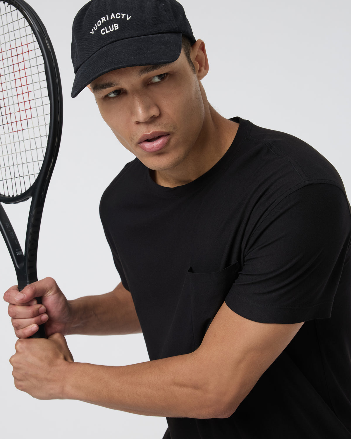 Short Sleeve Strato Pocket Tee - Relaxed Fit Black - Image 2