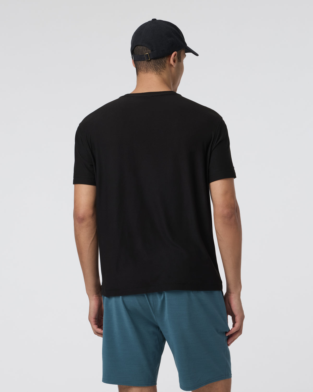 Short Sleeve Strato Pocket Tee - Relaxed Fit Black - Image 3