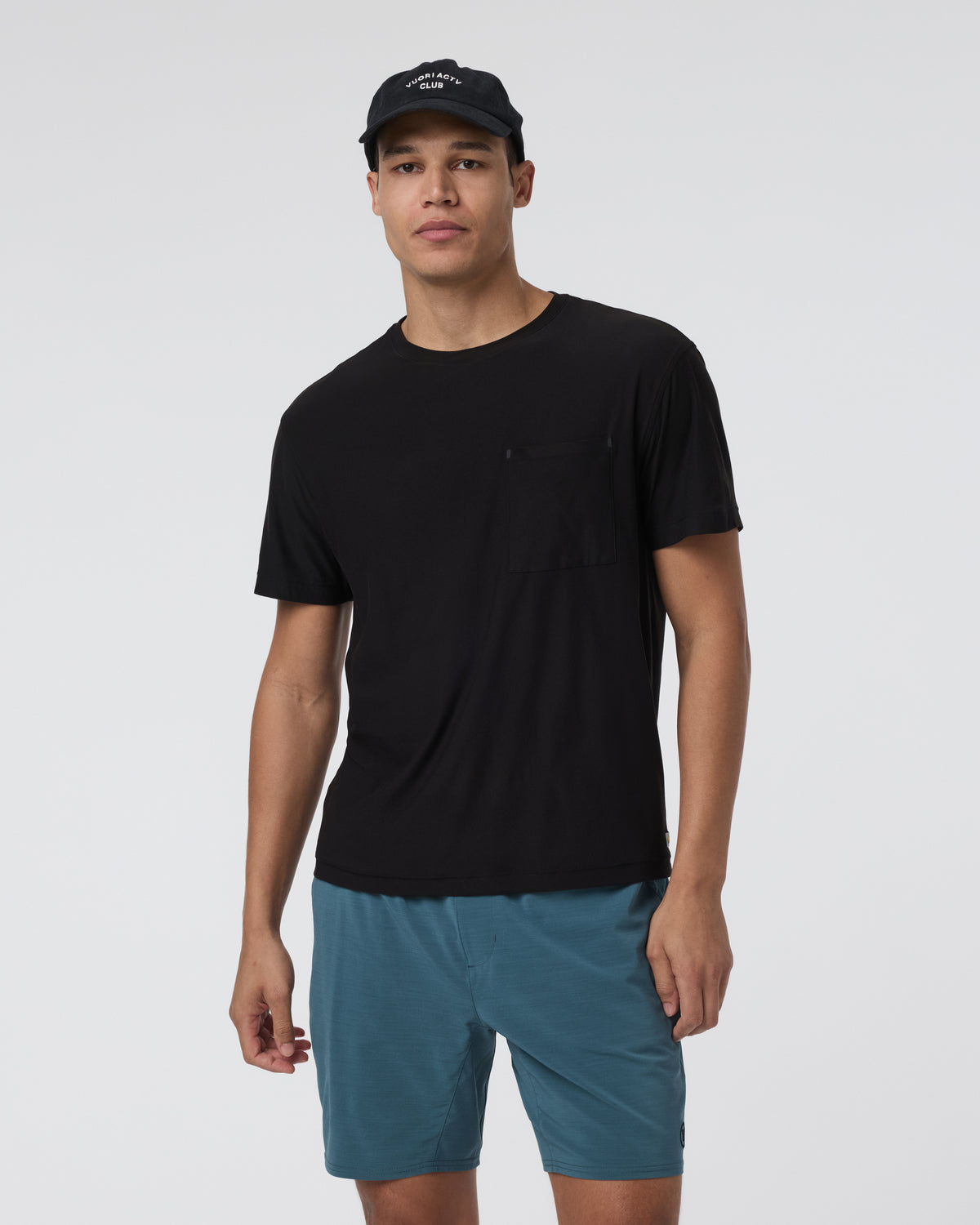 Short Sleeve Strato Pocket Tee - Relaxed Fit Black - Image 5