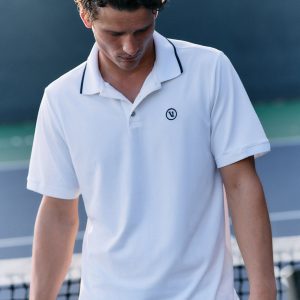 Short Sleeve Gamepoint Polo 2.0 Men's White Polo Shirt