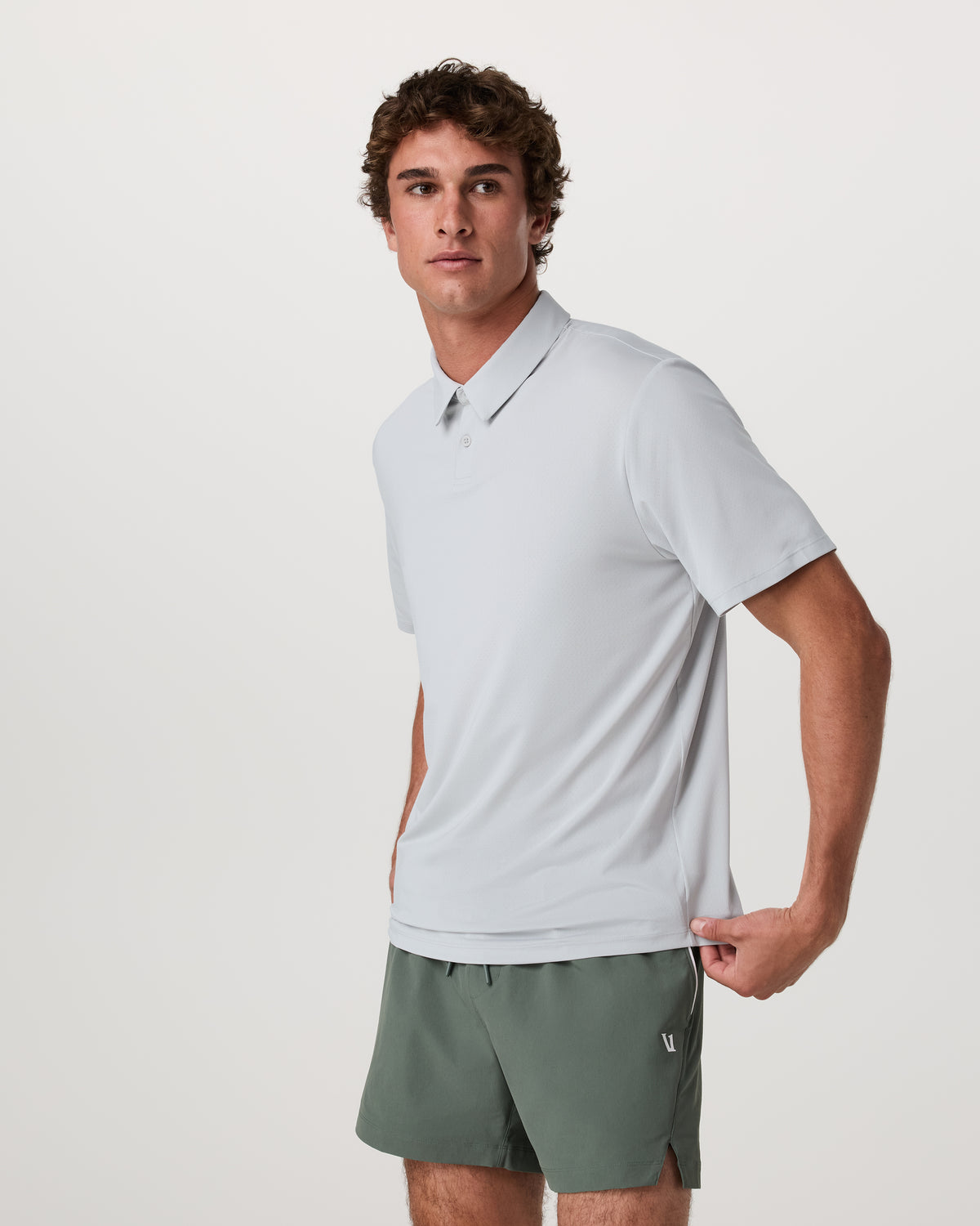 Short Sleeve Viewpoint Polo 2.0 Men's Sky Grey Shirt