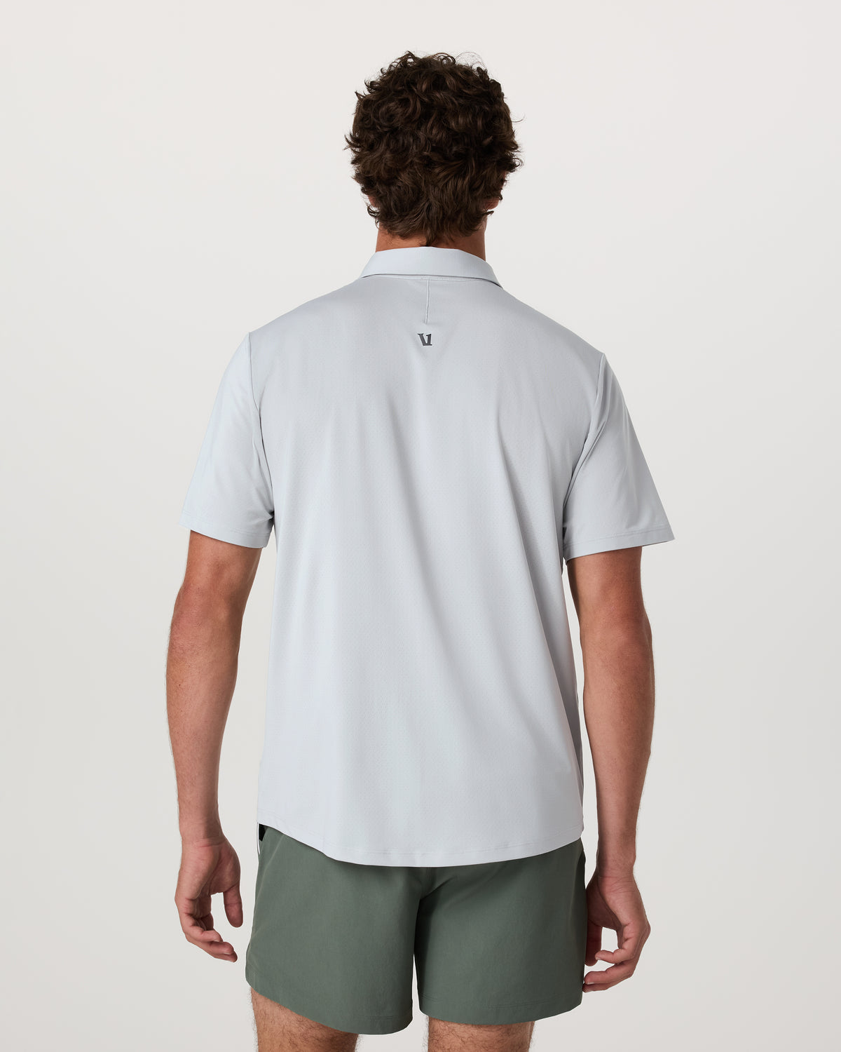 Short Sleeve Viewpoint Polo 2.0 Men's Sky Grey Shirt - Image 3