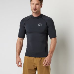 Short Sleeve Yulex Wetsuit Top Washed Black