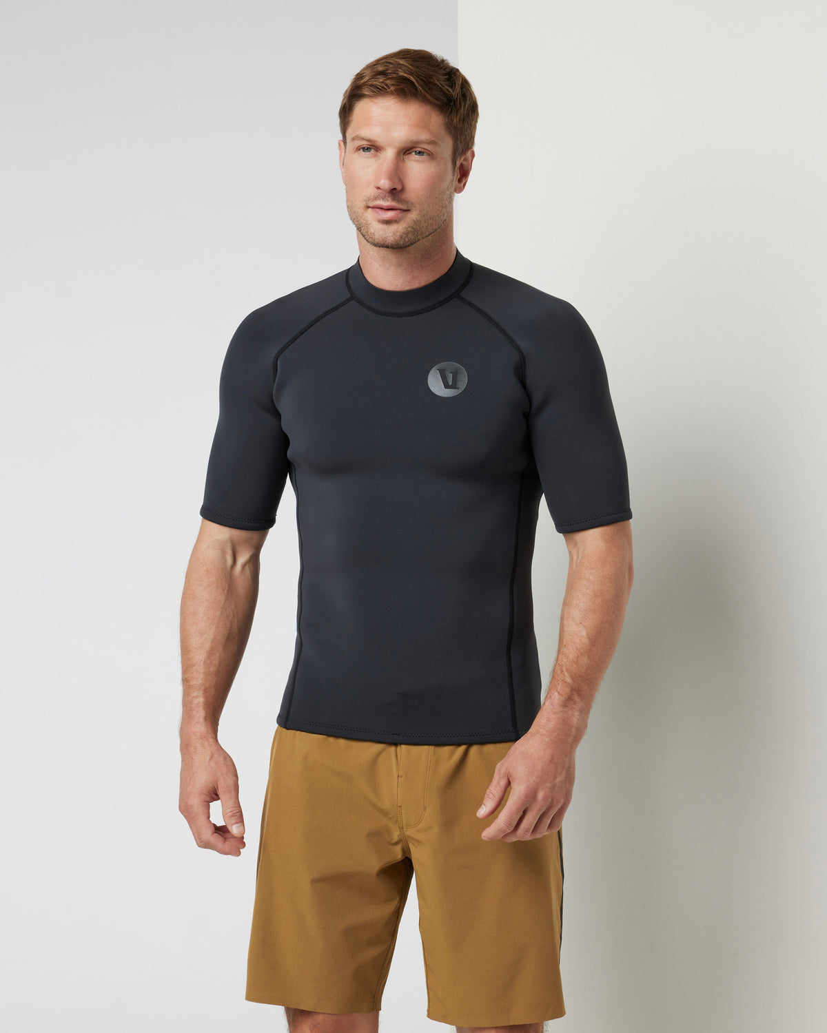 Short Sleeve Yulex Wetsuit Top Washed Black
