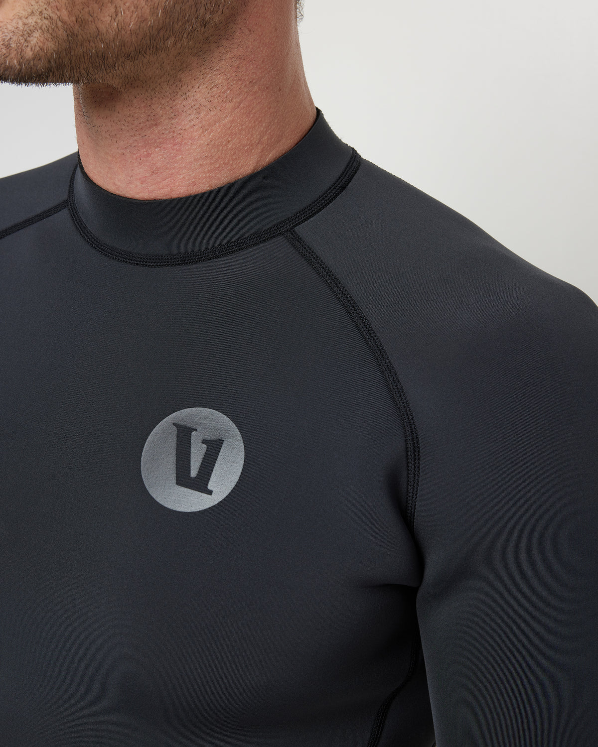 Short Sleeve Yulex Wetsuit Top Washed Black - Image 4