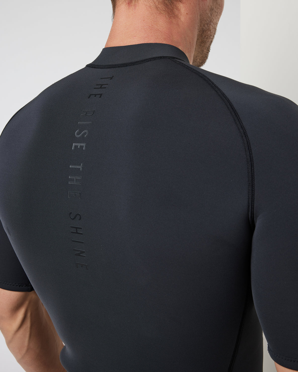 Short Sleeve Yulex Wetsuit Top Washed Black - Image 5