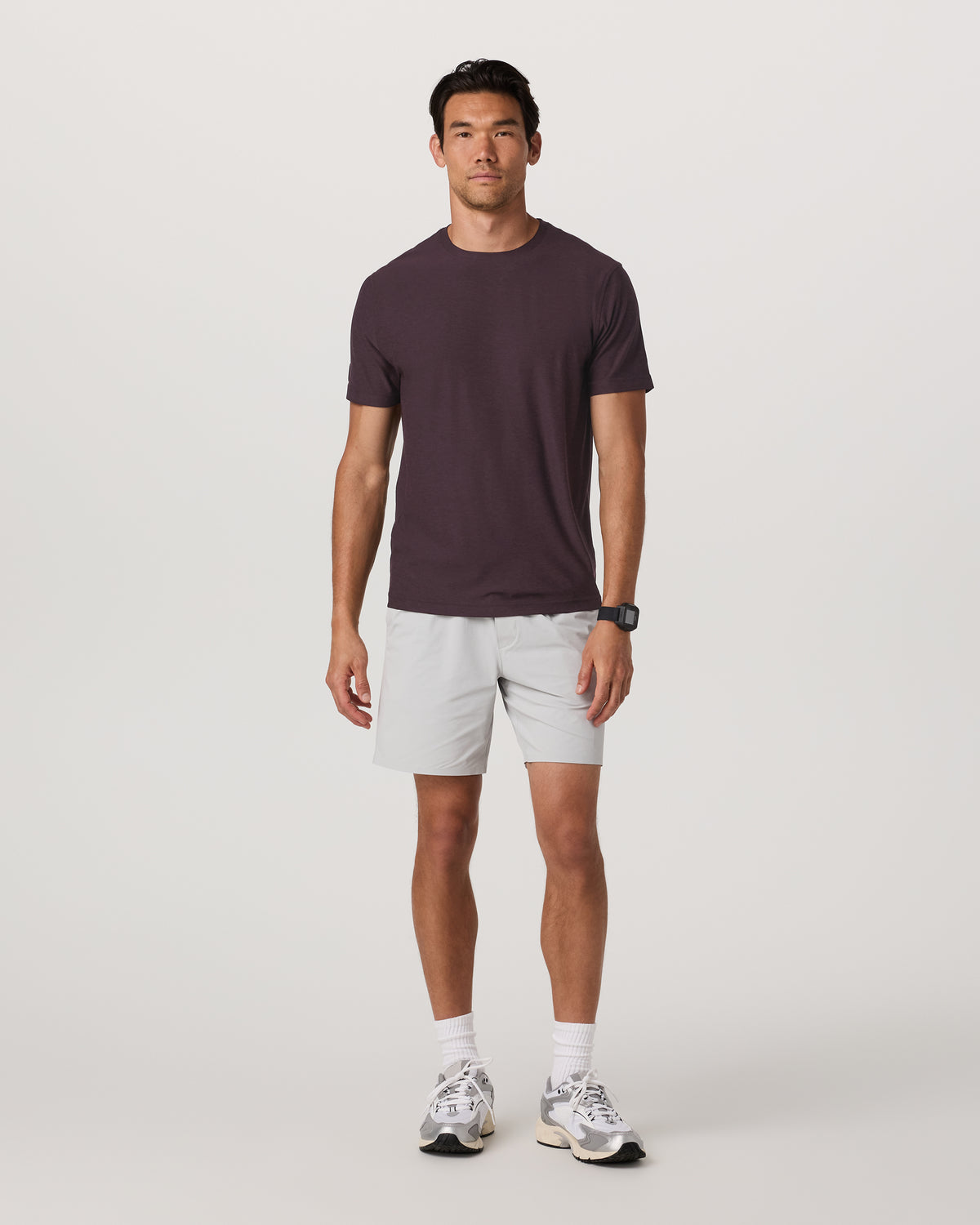 Strato Tech Tee Men's Raisin Heather Performance Shirt - Image 5