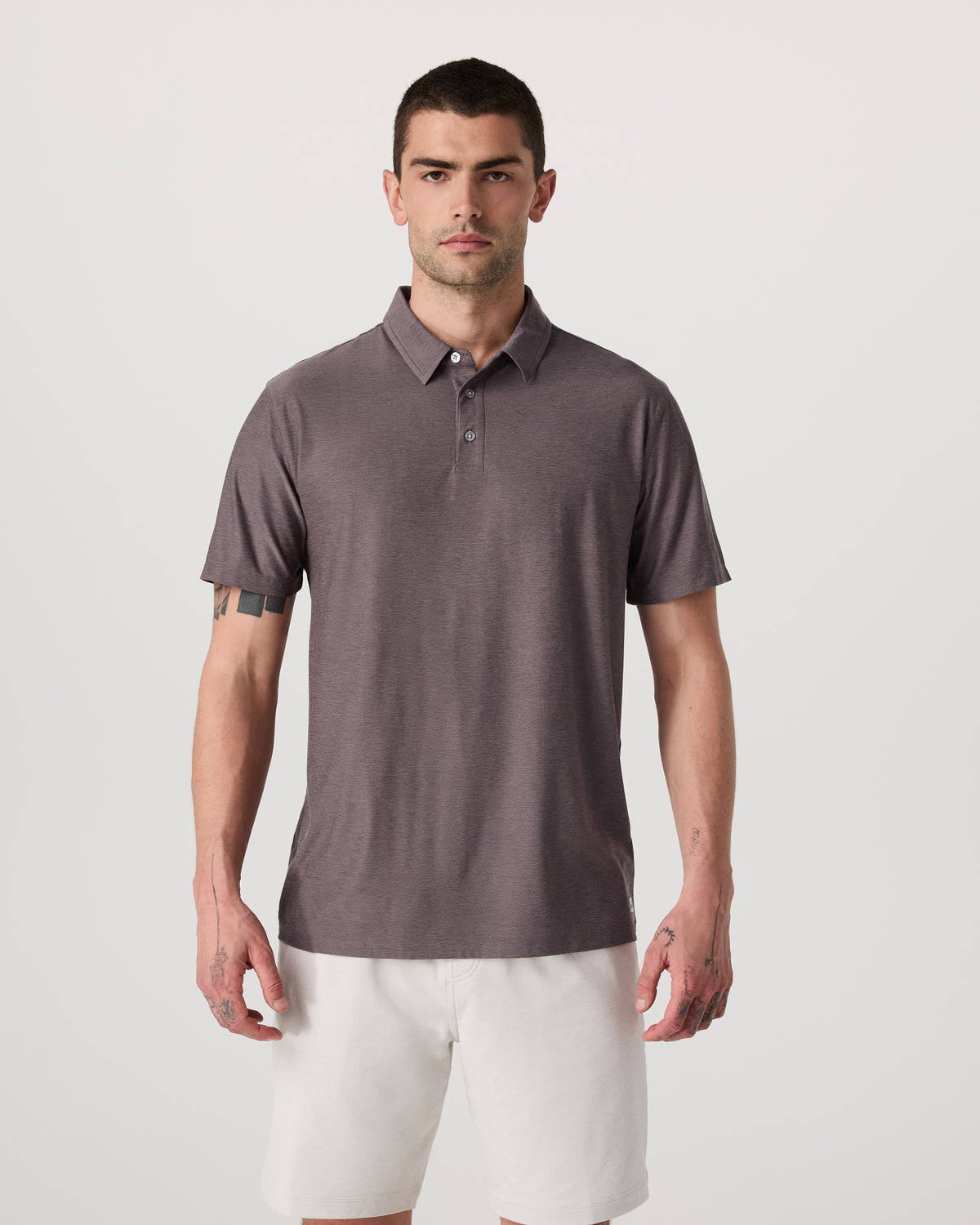 Strato Tech Polo Men's Huckleberry Heather Polo Shirt