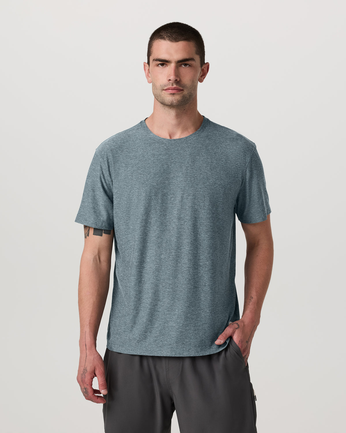 Short Sleeve Strato Tee - Relaxed Fit Kashmir Heather - Image 2