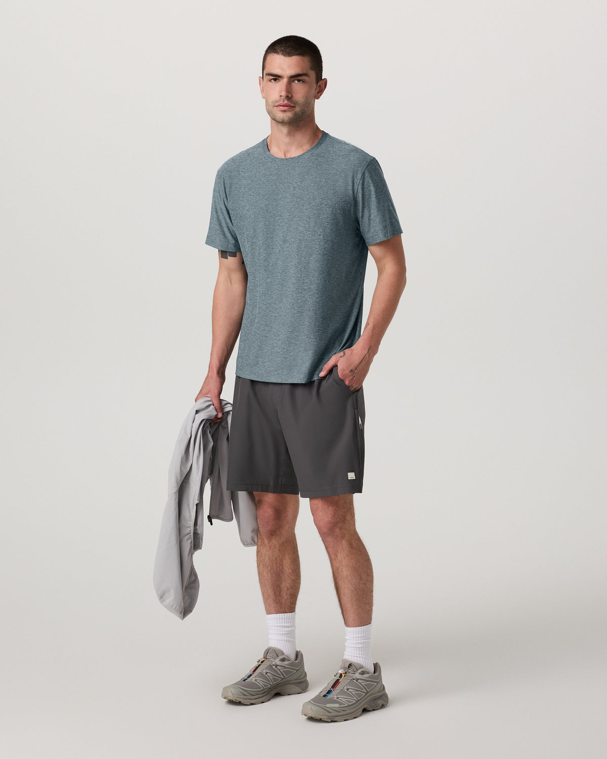 Short Sleeve Strato Tee - Relaxed Fit Kashmir Heather - Image 5