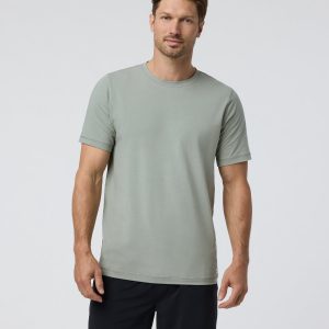 Tuvalu Tee Agave Green Cotton T-Shirt