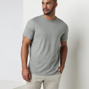 Short Sleeve Ponto Performance Tee Driftwood Heather