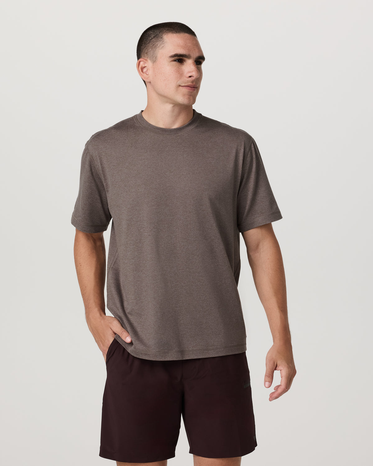 Men's Short Sleeve Ponto Tee - Relaxed Huckleberry - Image 3