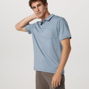 Men's Short Sleeve Ponto Performance Polo Flint Heather