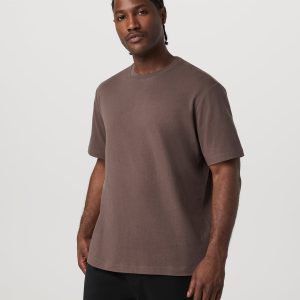 Men's Short Sleeve Heavyweight Cotton Tee Huckleberry