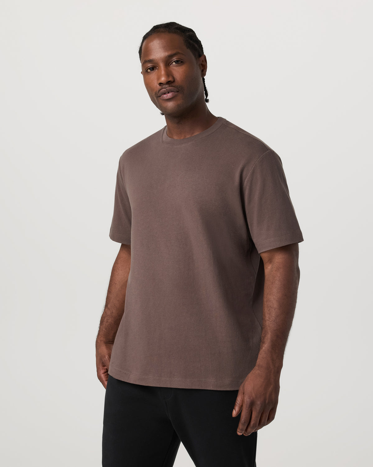 Men's Short Sleeve Heavyweight Cotton Tee Huckleberry