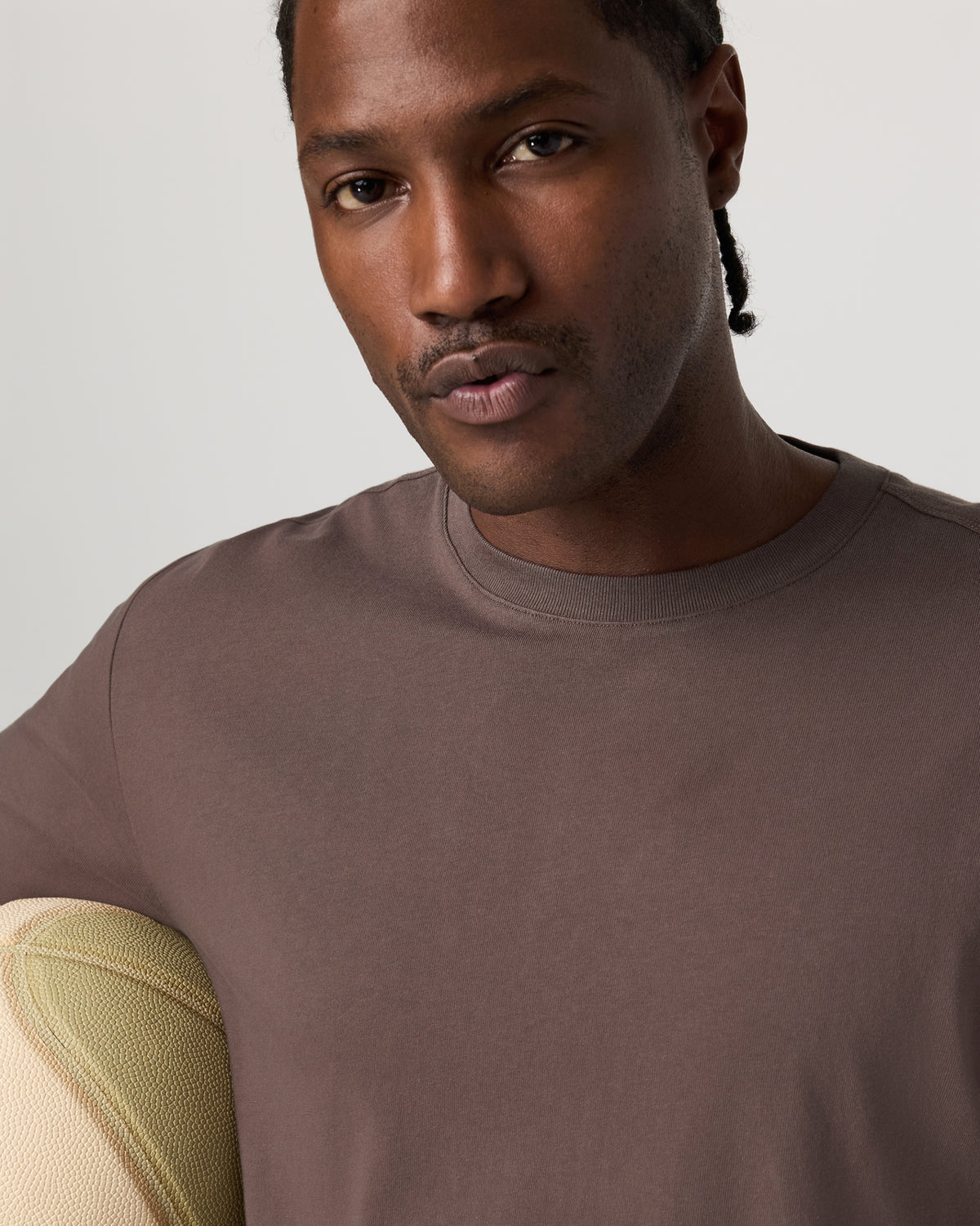Men's Short Sleeve Heavyweight Cotton Tee Huckleberry - Image 3