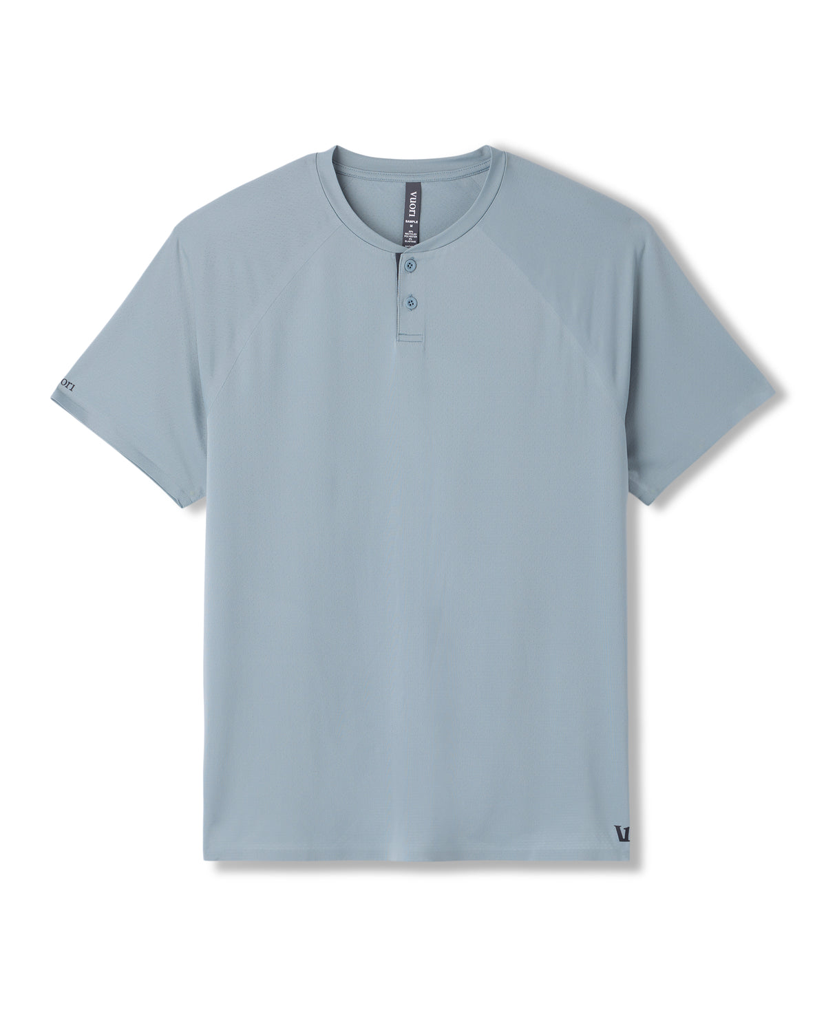 Short Sleeve Viewpoint Henley Mist - Image 6