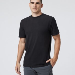 Weston Seamless Tee Men's Black Short Sleeve Tee