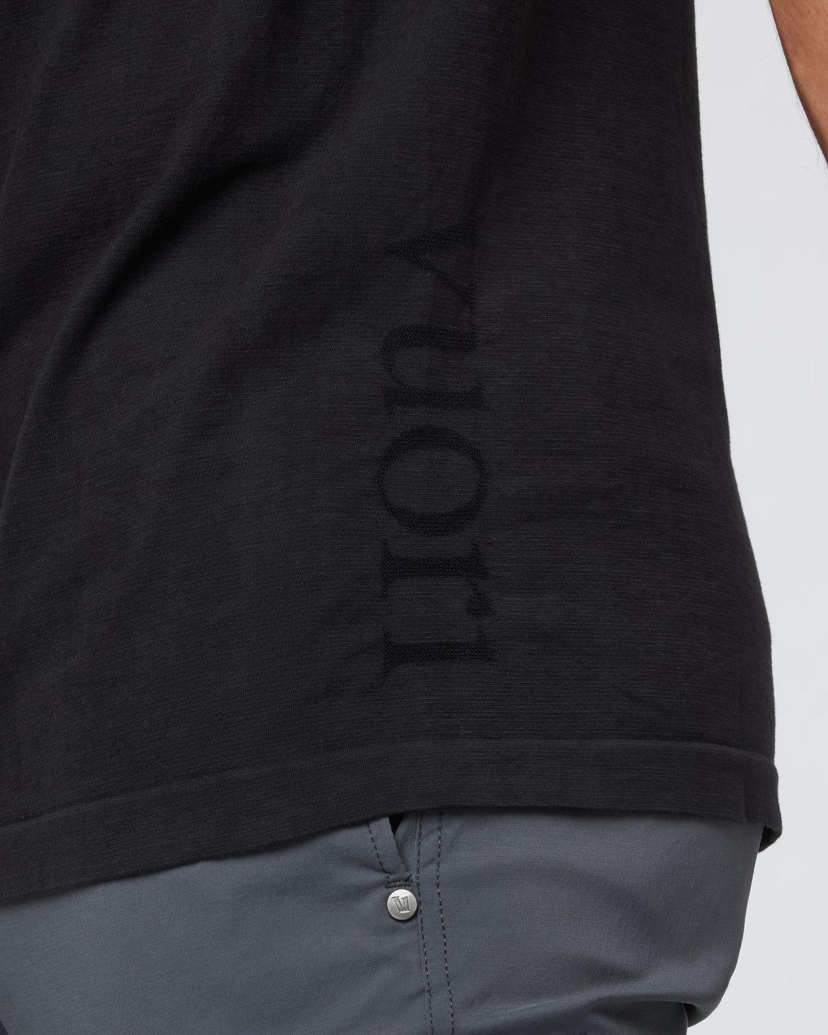 Weston Seamless Tee Men's Black Short Sleeve Tee - Image 2