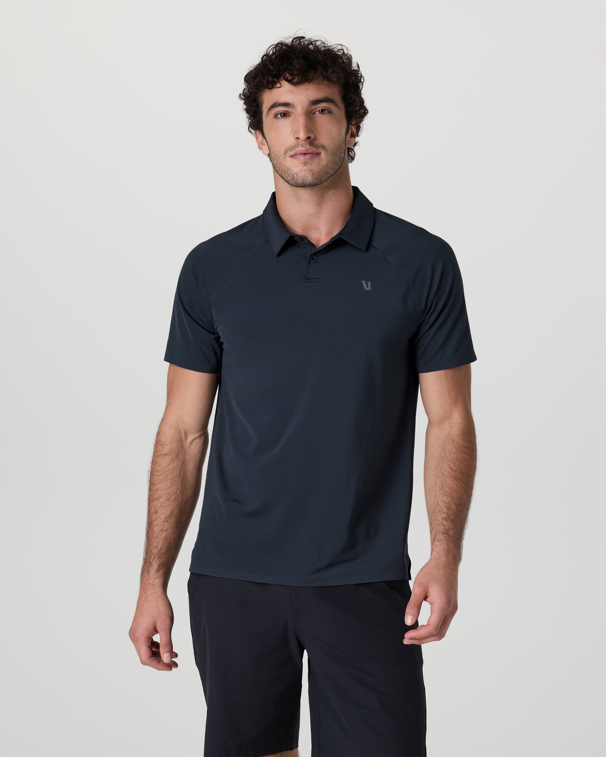 Short Sleeve Viewpoint Polo Navy