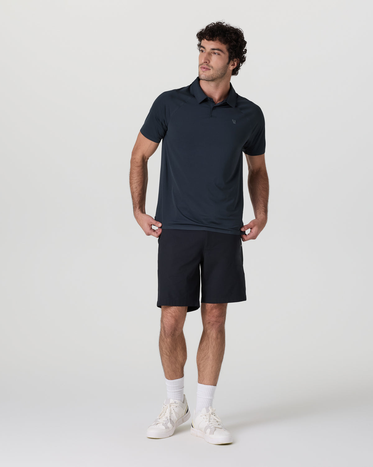 Short Sleeve Viewpoint Polo Navy - Image 3