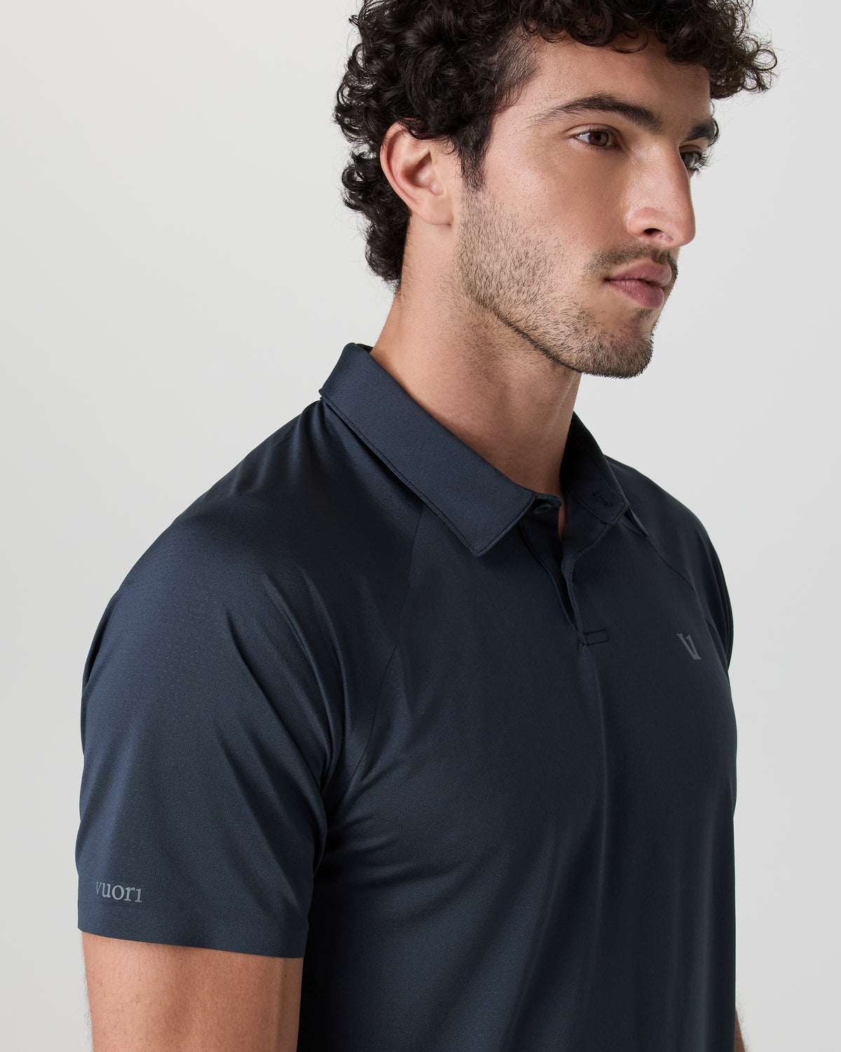 Short Sleeve Viewpoint Polo Navy - Image 4