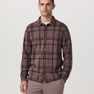 Seaview Plaid Button Down Shirt Men's Huckleberry Shirt