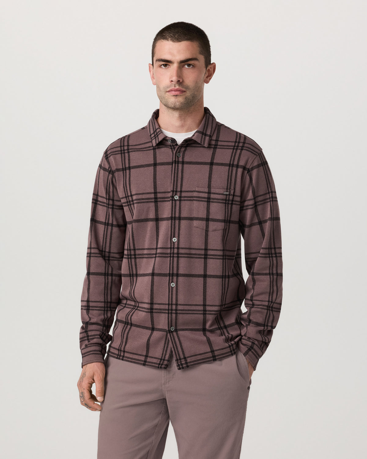 Seaview Plaid Button Down Shirt Men's Huckleberry Shirt