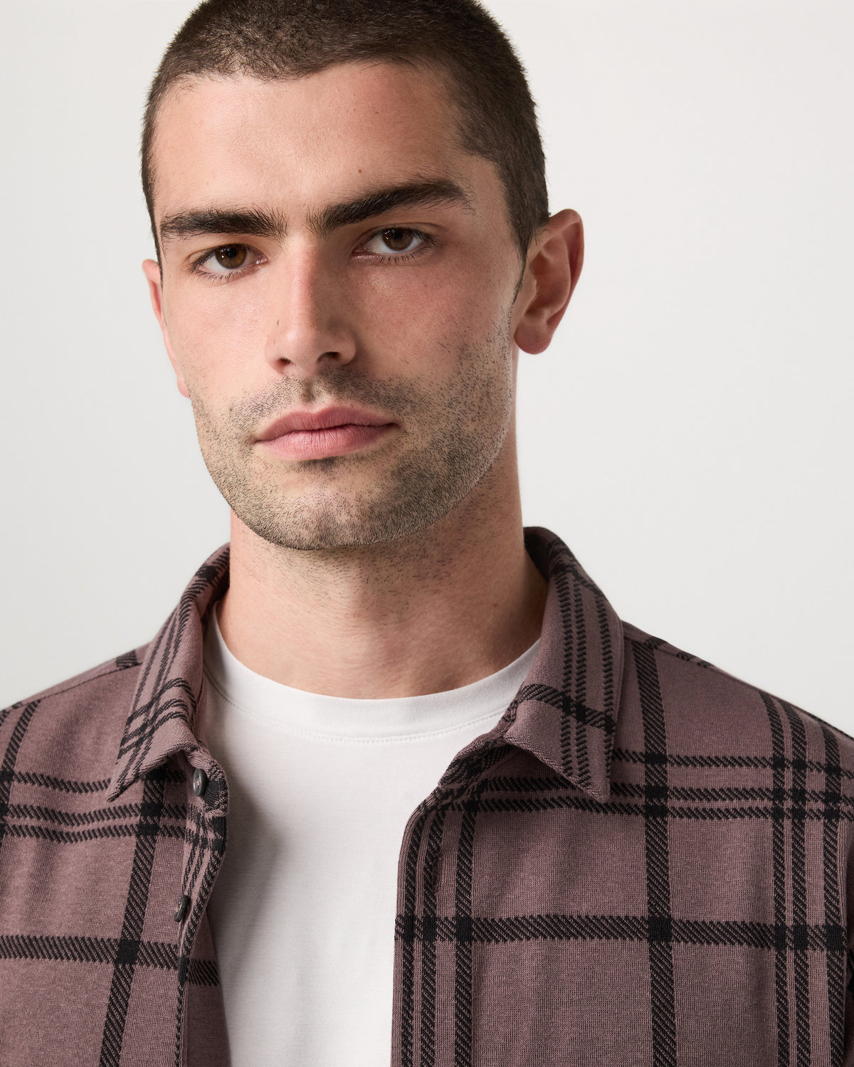 Seaview Plaid Button Down Shirt Men's Huckleberry Shirt - Image 2