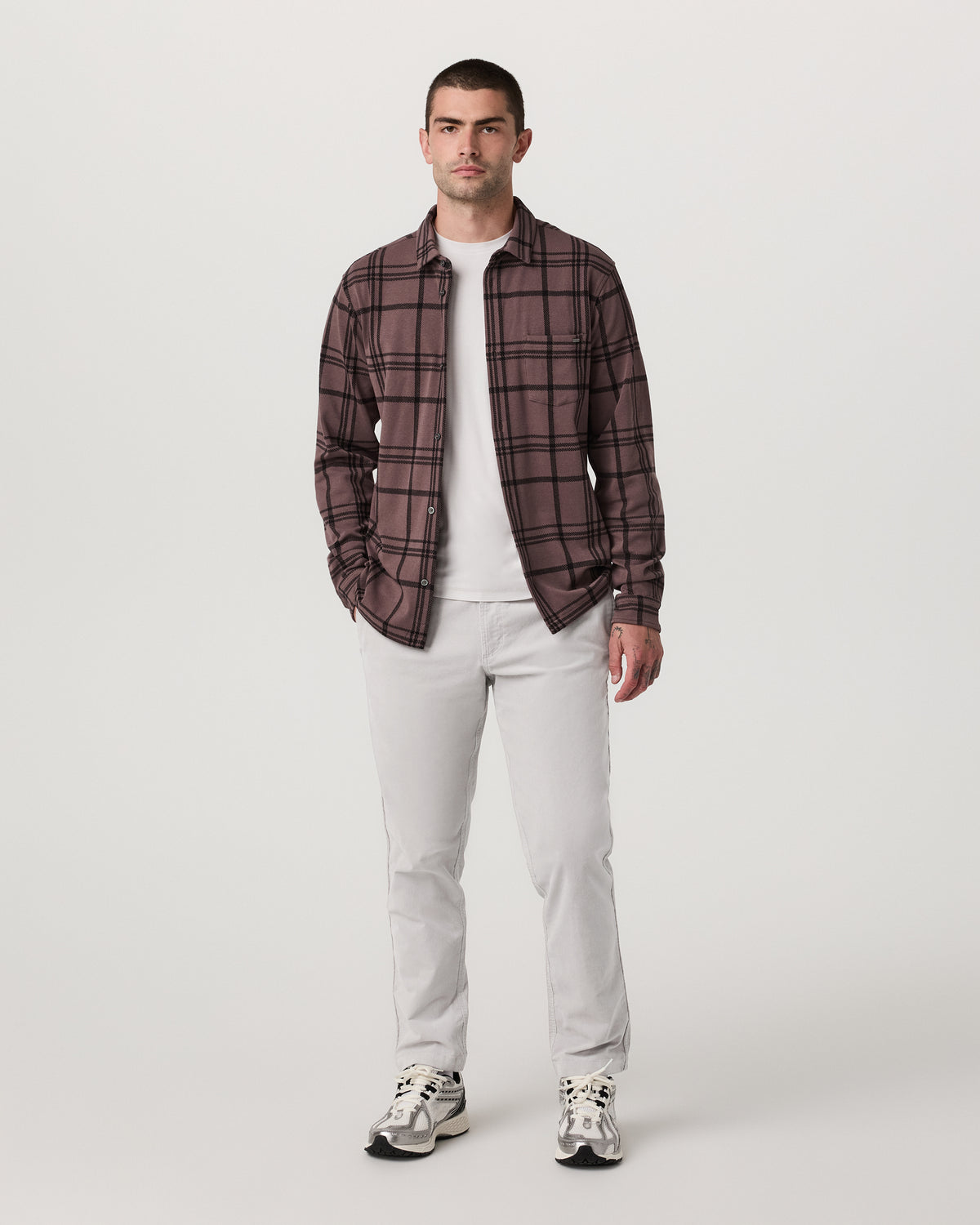 Seaview Plaid Button Down Shirt Men's Huckleberry Shirt - Image 4