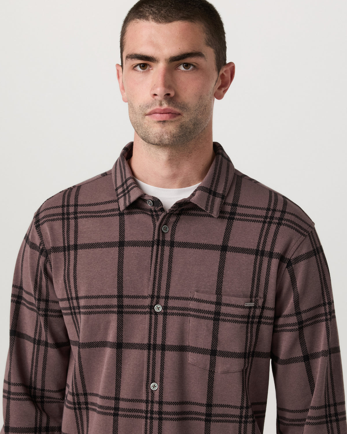 Seaview Plaid Button Down Shirt Men's Huckleberry Shirt - Image 5