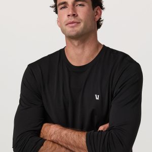 Men's Long Sleeve Clearview Seamless Tee Black