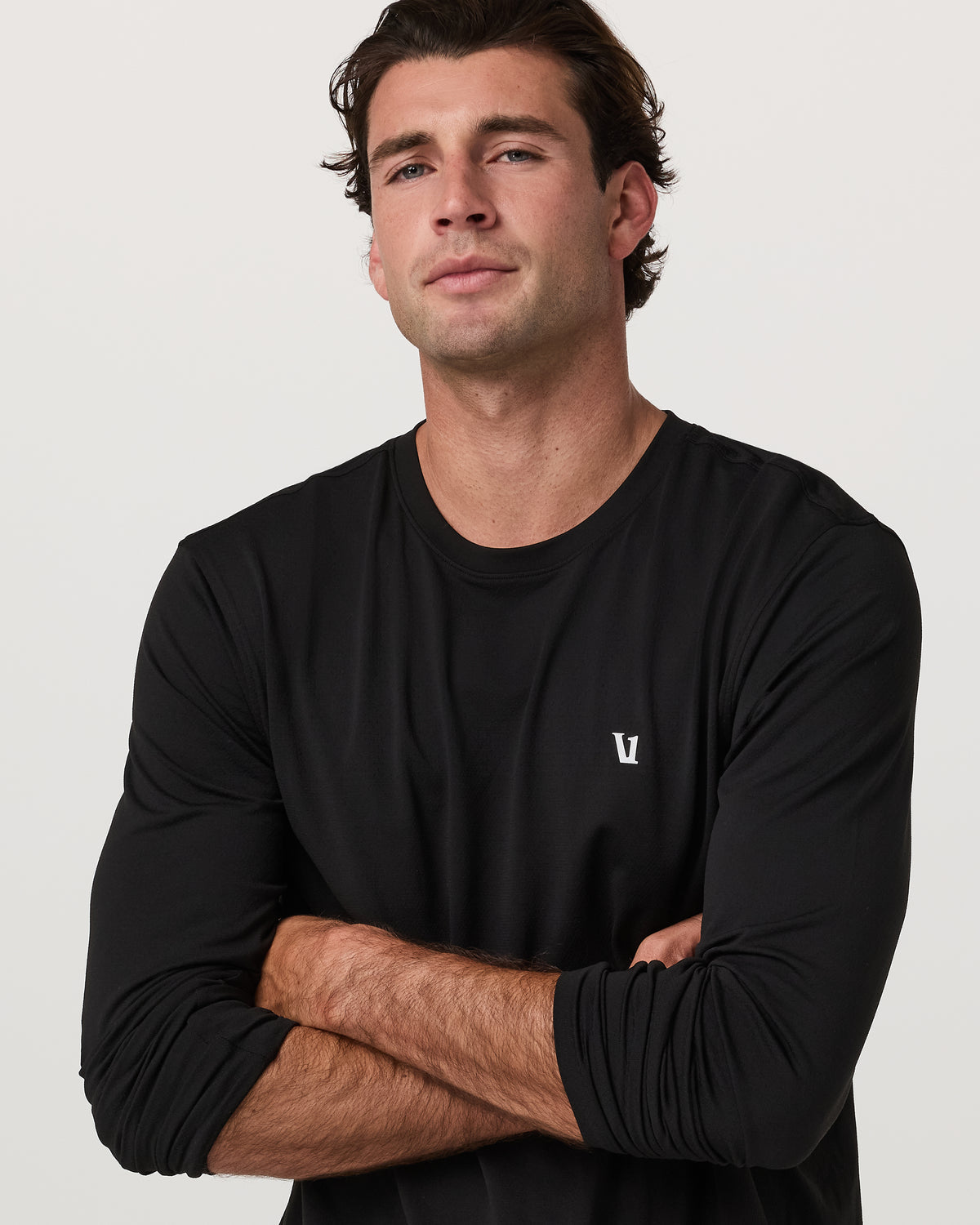 Men's Long Sleeve Clearview Seamless Tee Black