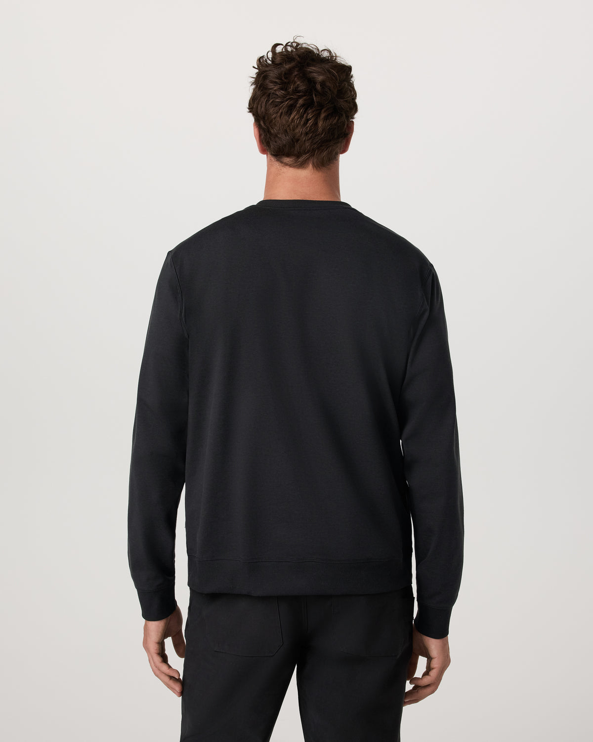 Long Sleeve Coronado Henley - Relaxed Black Heather - Image 3