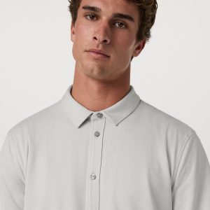 Men's Long Sleeve Ponto Button Down Salt Heather