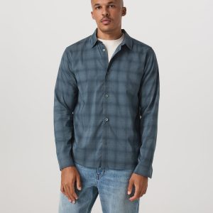 Long Sleeve Plaid Button Down Shirt Men's Abyss Shirt