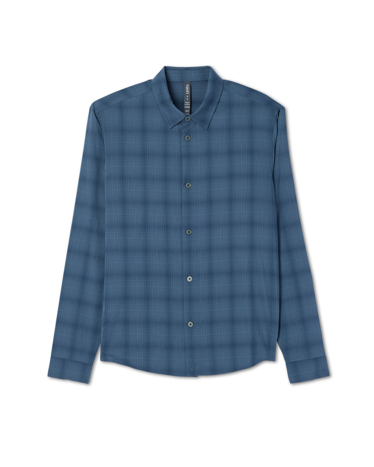 Long Sleeve Plaid Button Down Shirt Men's Abyss Shirt - Image 6