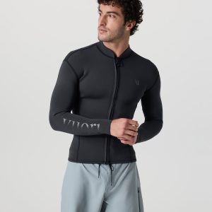 Long Sleeve Yulex Wetsuit Top Washed Black