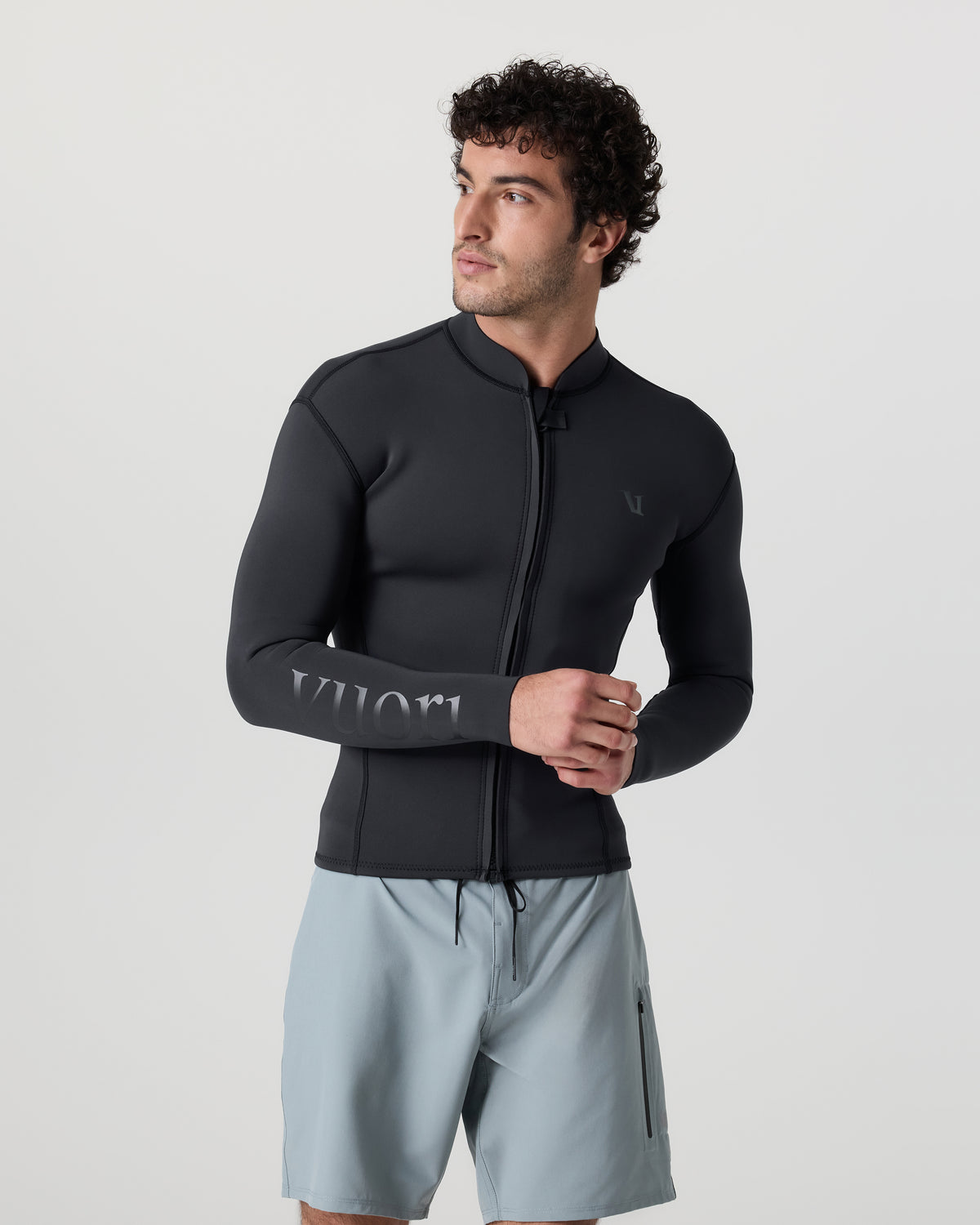 Long Sleeve Yulex Wetsuit Top Washed Black